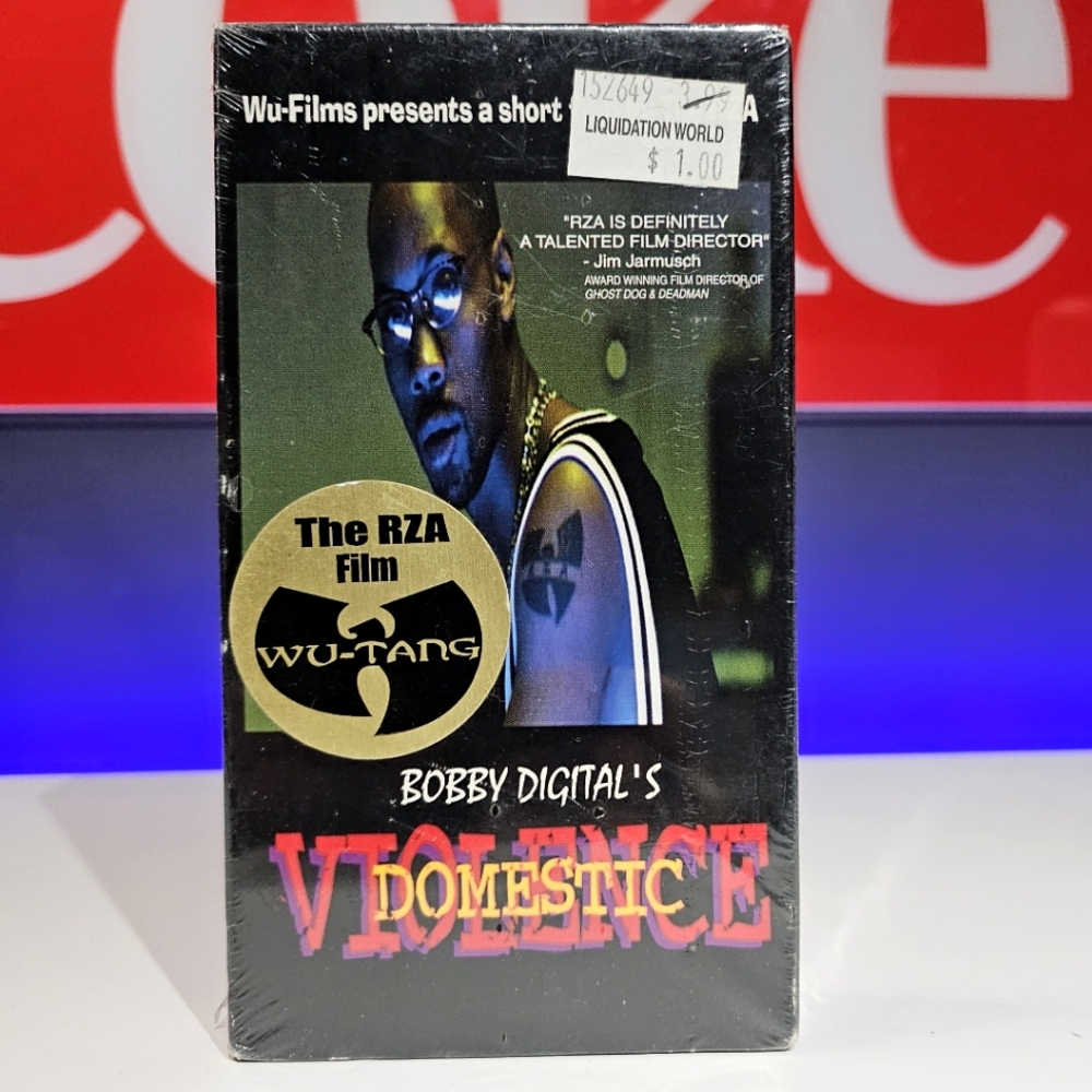 **RARE SEALED Wu-Tang Bobby Digital's Domestic Violence VHS